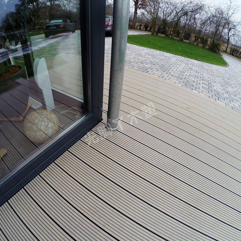 Wood plastic outdoor floor，Outdoor living space，Outdoor furniture floor，